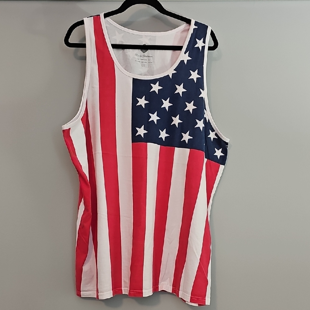 Patriotic American Flag Tank Top
